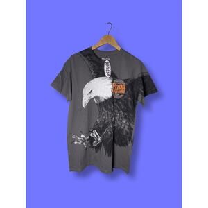 HOLE Kerusso T-shirt Men's Medium Grey Eagle Soar on Wings Isaiah 40:31 NWT VNTG